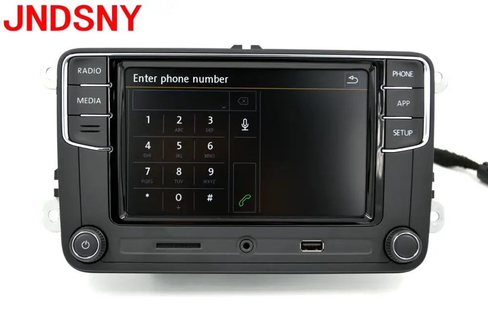 JNDSNY CarPlay Noname RCD330 RCD330G плюс CarPlay автомобиль MIB радио для VWGolf 5 6 Jetta CC Tiguan Passat B6 B7 Polo 6RD 035 187B