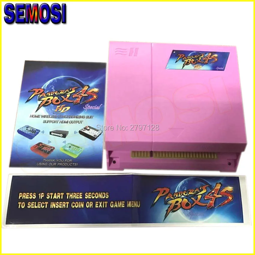 Pandora's Box 4S + 815 в 1 Jamma аркадная игра Pandora Plus мульти-игра Плата Поддержка VGA и HDMI