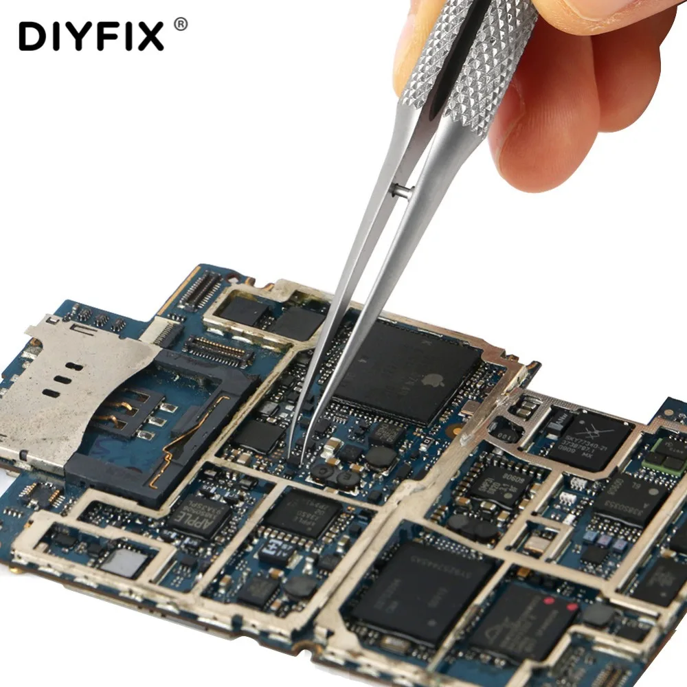 Пинцет DIYFIX для ремонта материнской платы iPhone 0 02 мм | Инструменты