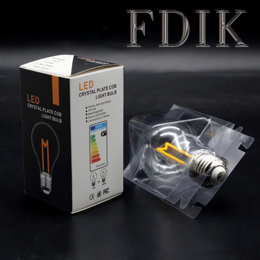 Рождественская светодиодная лампочка перекрещивающиеся лампы 220 В A60 3 Вт 4 тип м