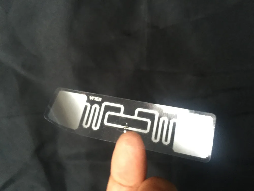 Наклейки alien 9662 UHF RFID с влажной инкрустацией не могут печатать 860 960 МГц 72*19 мм ISO 18000