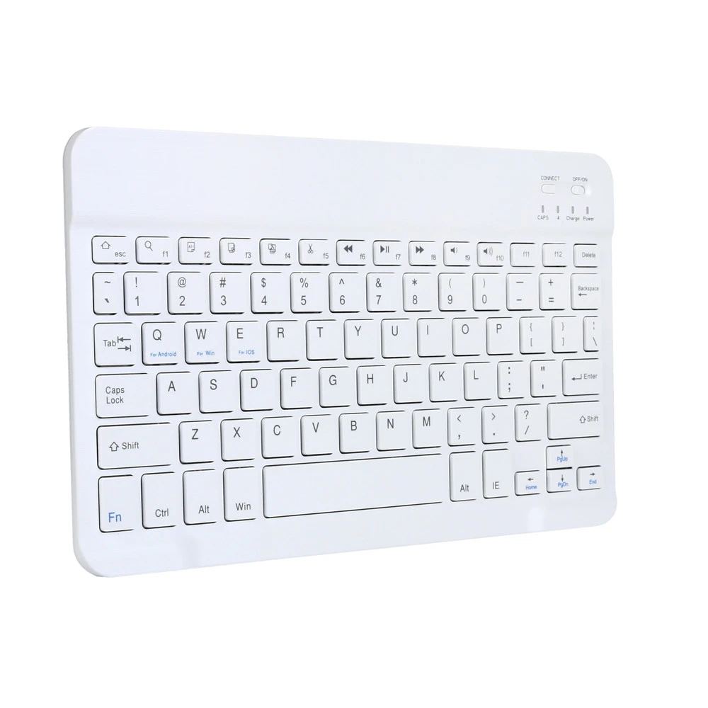 Ультратонкая алюминиевая Беспроводная Bluetooth 3,0 мини-клавиатура для Apple iPad Mac ПК Macbook J19T 59 клавиш профессиональная Офисная Клавиатура