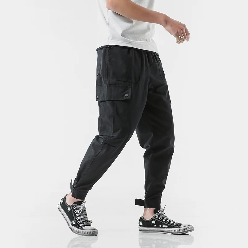 2018 New Product Leisure Time Trousers E-commerce Pocket Overalls Male Easy Feet Pants | Мужская одежда