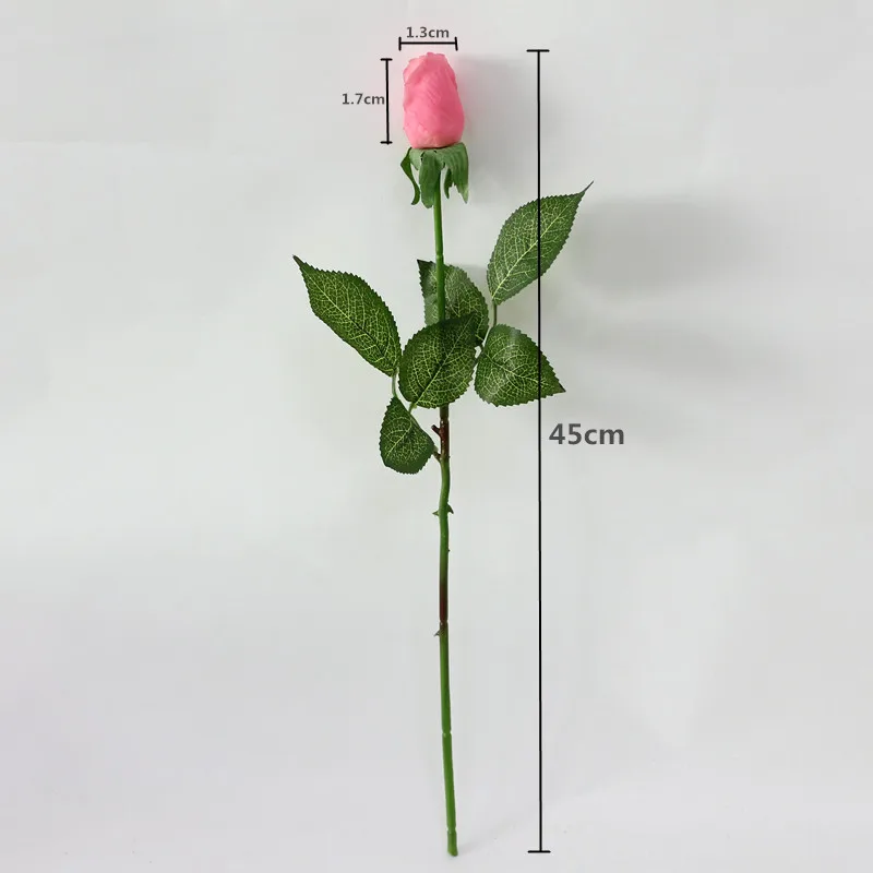Искусственные цветы Flone Real Touch Rose искусственные подделка для свадьбы дома