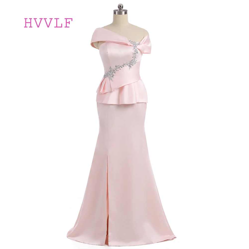 Розовые платья для матери платье-Русалка невесты с v-образным вырезом Кепки