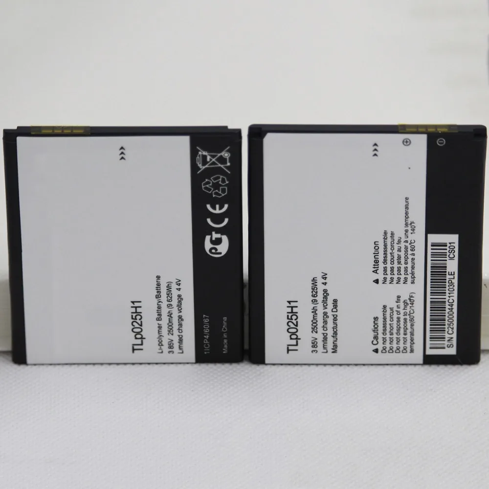 Аккумулятор TLp025H1 2500 мАч для Alcatel 5051 Pop 4 (5 0) цена аккумулятора мобильного телефона |