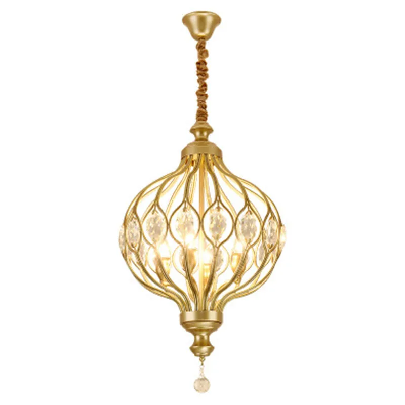 

American living room dining room dining room bar bar bar model room exhibition hall study lamp birdcage crystal chandelier