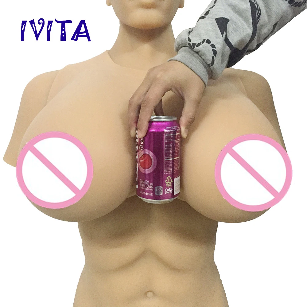 IVITA 5300g реалистичные силиконовые формы груди поддельные для мастэктомии