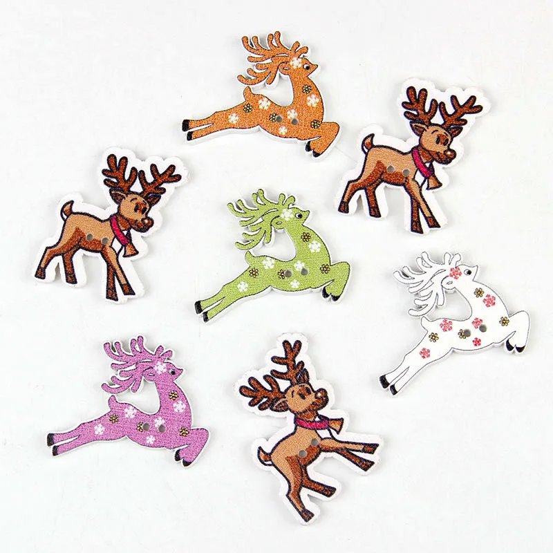 30 шт. деревянные аксессуары для рукоделия 22 х32 мм|accessori scrapbooking|buttons sewingdecorative buttons |