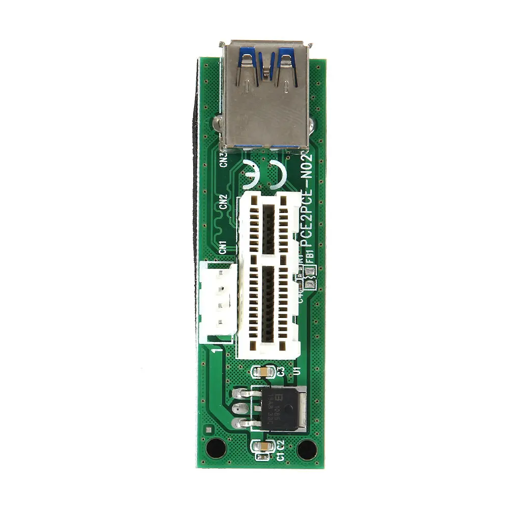 Новый мини PCI E Express расширение 1X переходная карта питания USB 30 см удлинитель