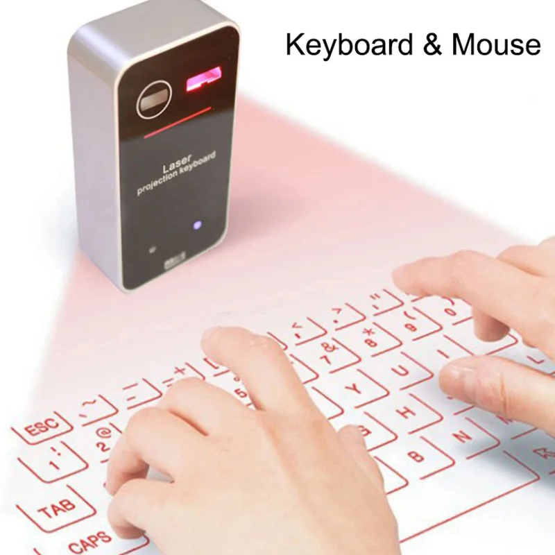 Лазерная проекционная клавиатура Bluetooth Беспроводная виртуальная мышь
