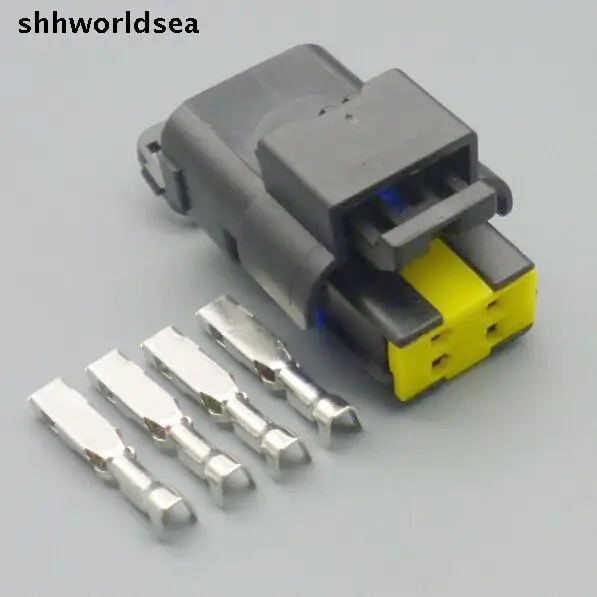 Shhworld Sea 4 Pin 1 5 мм женский водонепроницаемый автомобильный разъем гнездо для 15369055 |