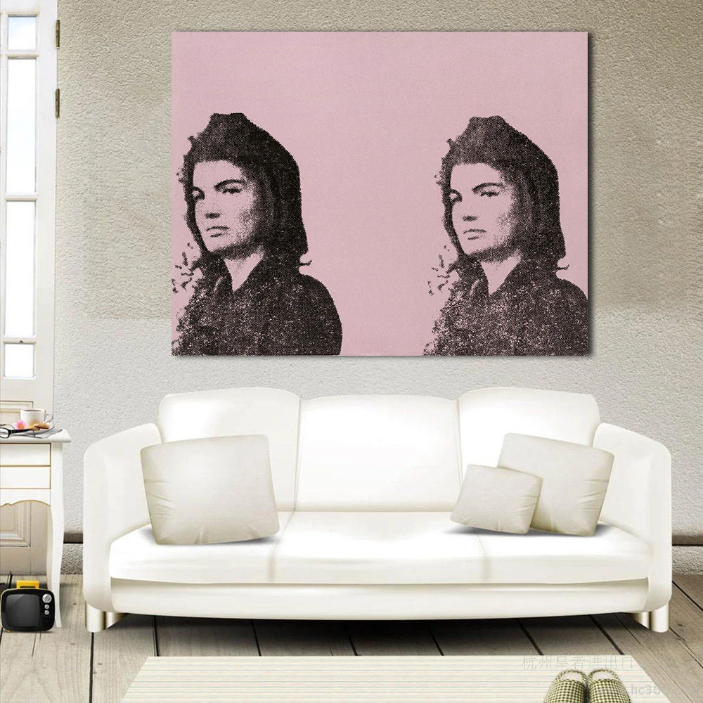 JQHYART Andy Warhol Джеки II из 11 популярных художников Том картины на холсте для гостиной