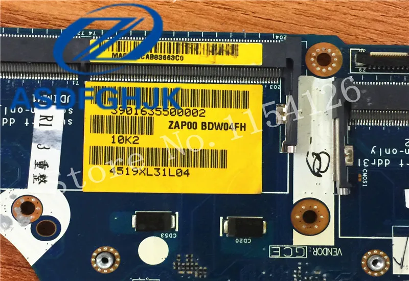 Материнская плата для ноутбука Dell Alienware 13 M13X ZAP00 La-a302p материнская I7-5500u DDR3