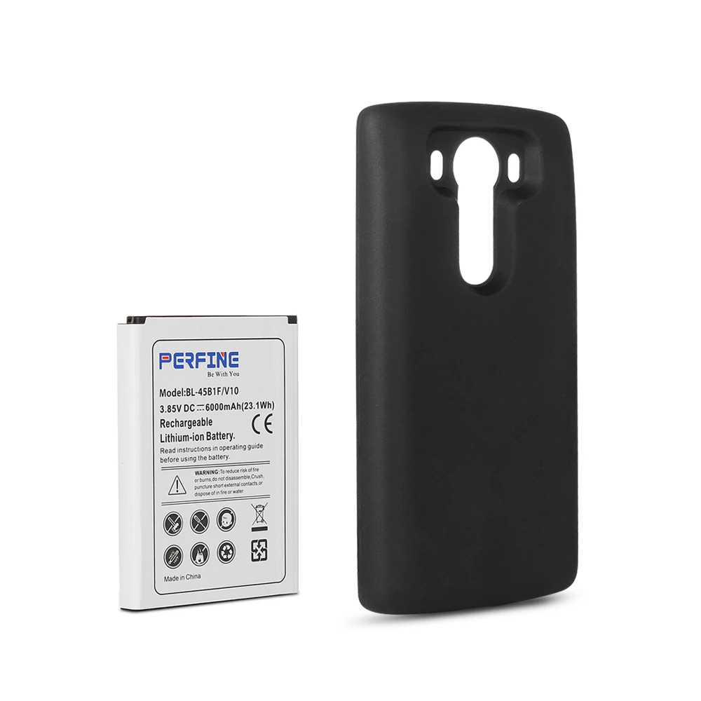 Аккумулятор Perfine V10 BL-45B1F 6000 мАч с черным защитным чехлом сменные дополнительные