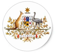 1 5inch australian coat of arms sticker