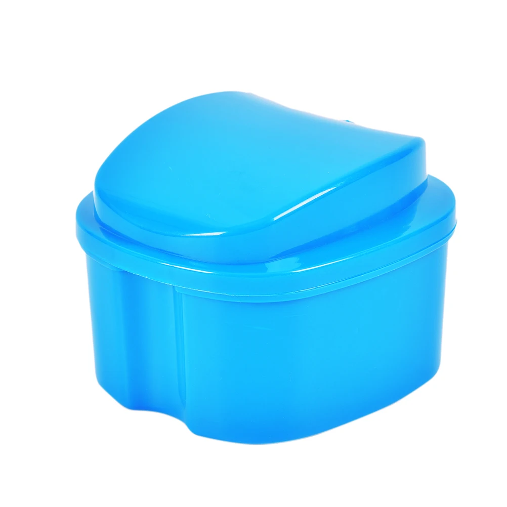 Denture Bath Box Case Dental False Teeth Storage with Hanging Net Container | Дом и сад