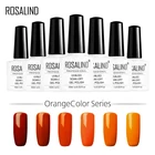 Гель-лак для ногтей ROSALIND серии 1S 10 мл, тыква оранжевого цвета, УФ гель лак для ногтей, LED, отмачиваемый дизайн ногтей, маникюрные лаки для наращивания