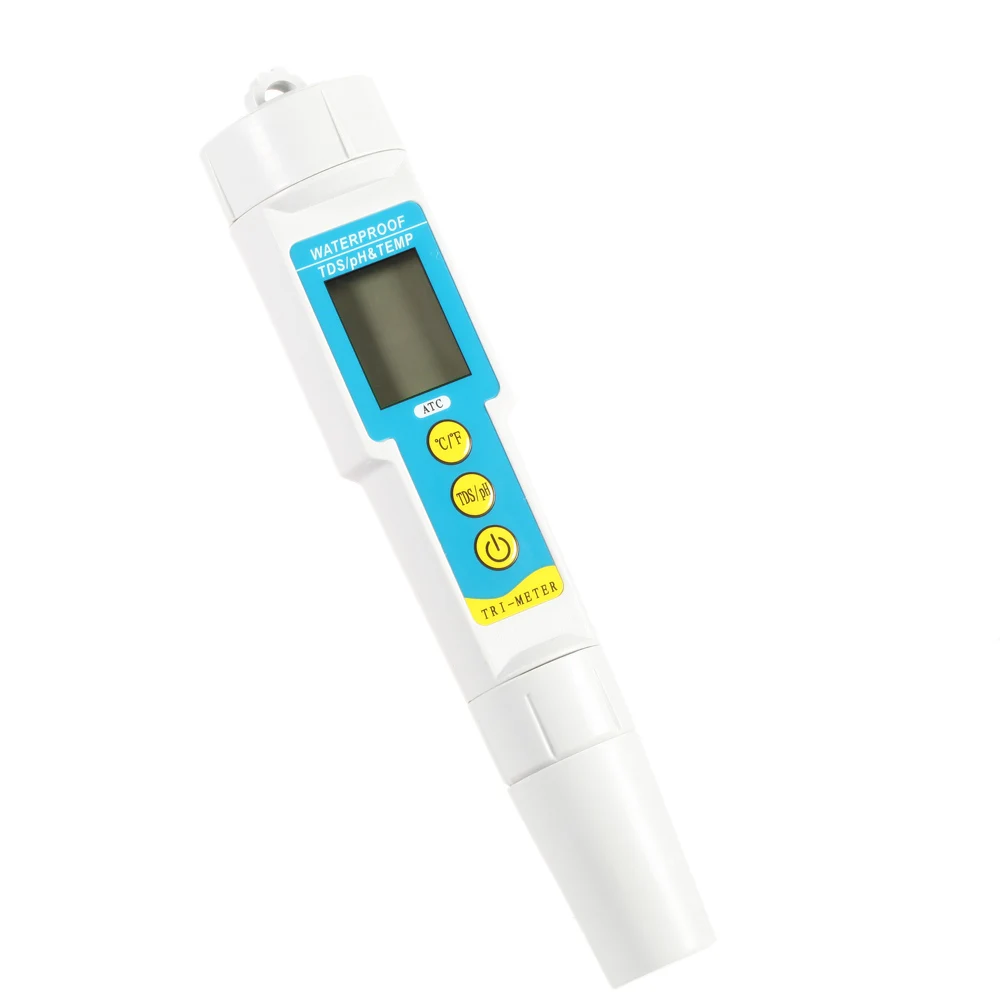 3 in 1 TDS for Aquarium Water Quality Tester Multi-parameter pH Monitor Acidometer Drink Analyser | Инструменты