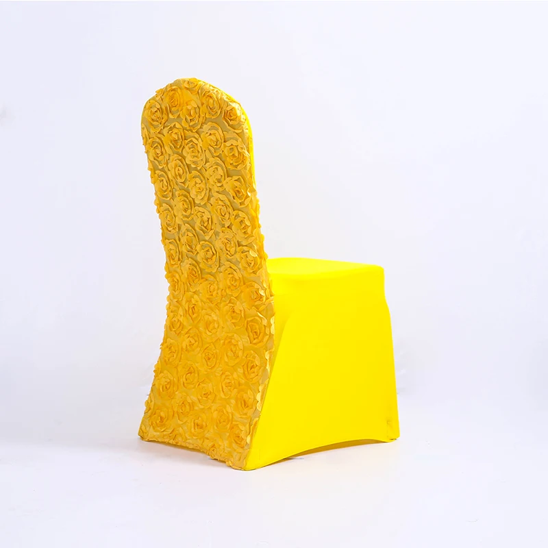 5 шт. универсальные чехлы для свадебных стульев растягивающаяся 3D Розетка