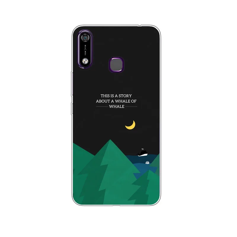 Infinix Hot 7 X624 Case Silicon view Space Painting Soft TPU Back Cover for Hot7 X624B protect Phone bags |