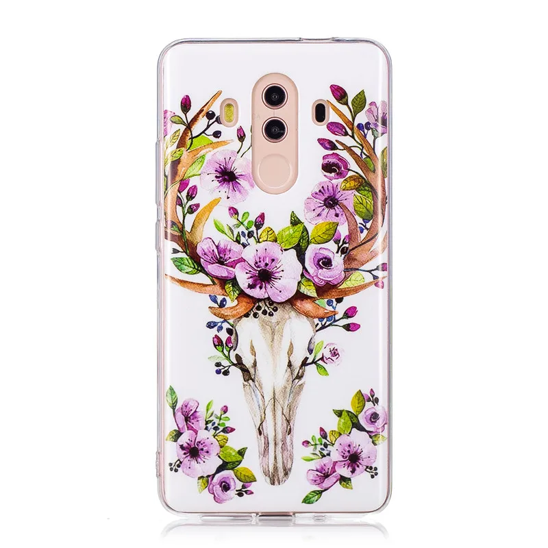Huawei Mate 10 Lite Silicon Case Luminous Anime Animal Silicone TPU Skin Soft Back Cover for |