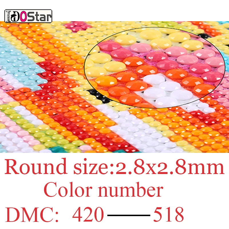 DMC420-518 круглые бусины сверла камни алмазные аксессуары для рисования
