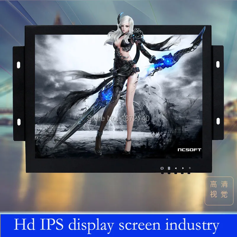 9 7 дюймовый металлический каркас ЖК монитор открытая рамка промышленный с VGA AV BNC