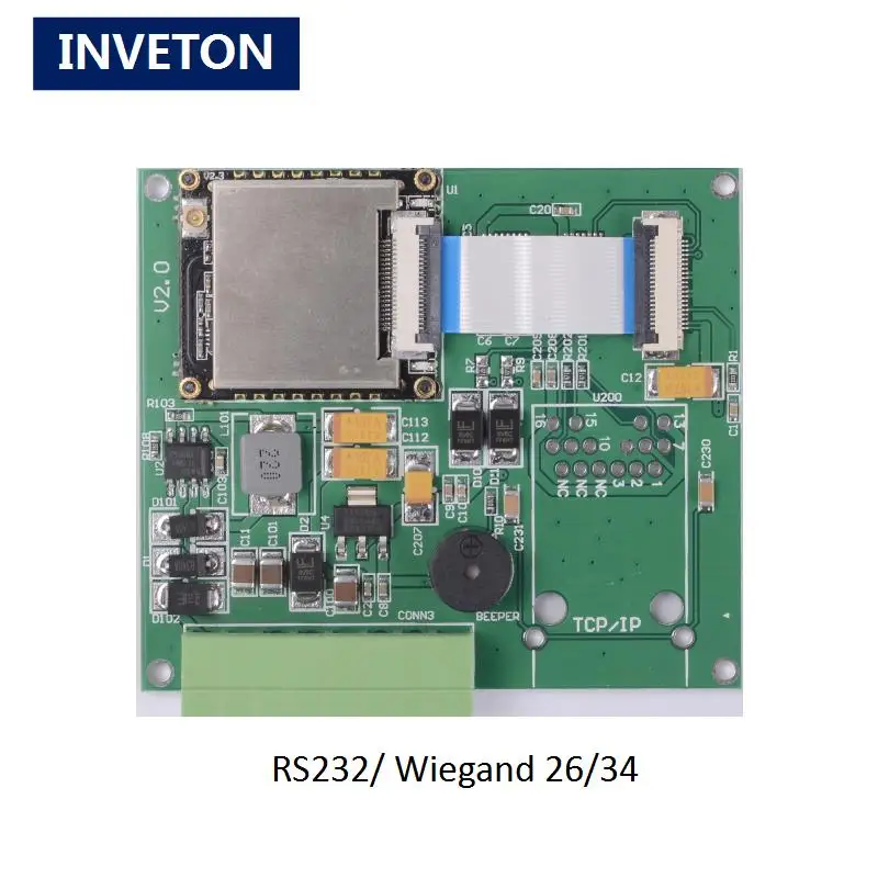 Мини модуль считывания uhf rfid с бесплатной поддержкой SDK Linux RS232/Wiegand 26/34 интерфейс