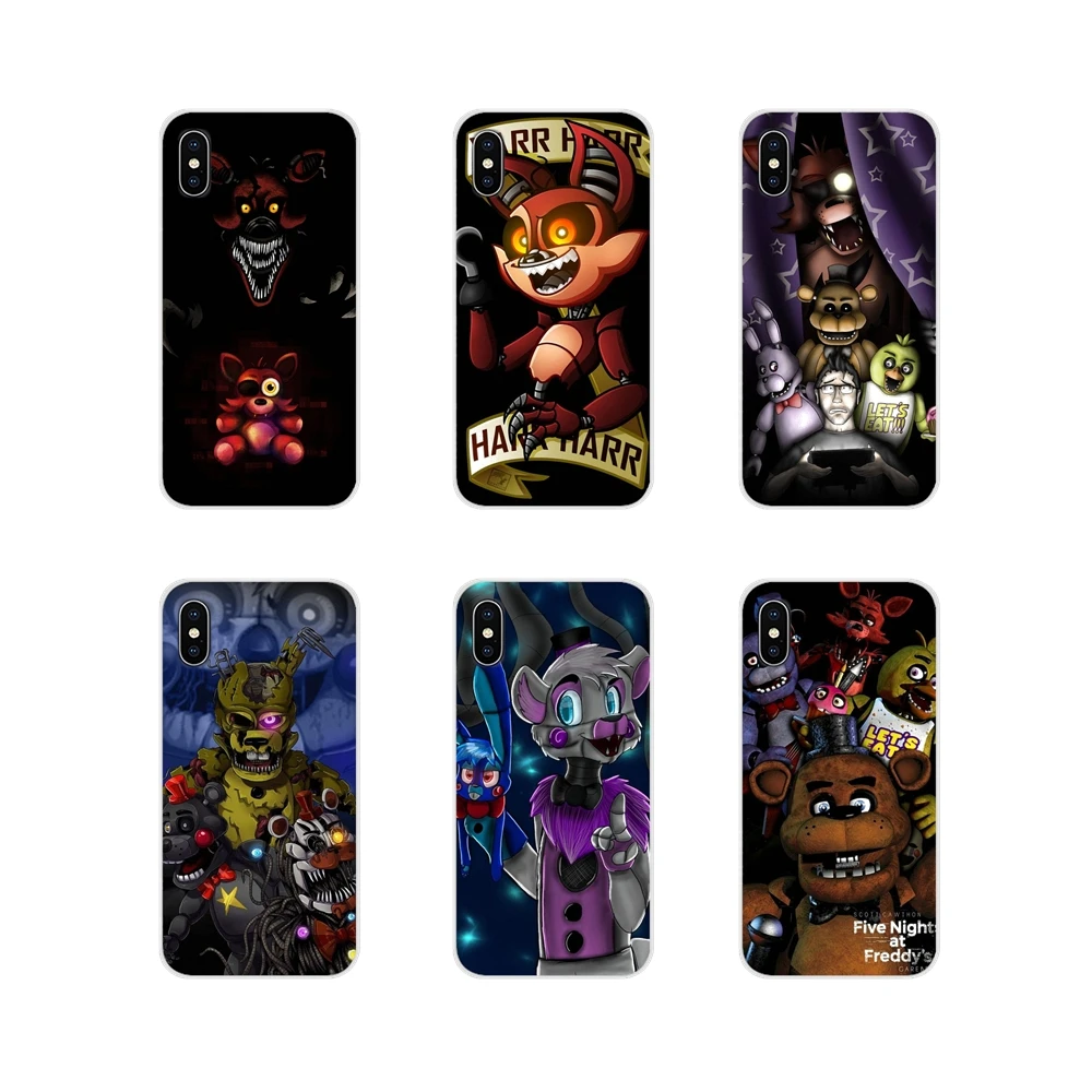 Силиконовый чехол накладка для Samsung Galaxy A5 A6S A7 A8 A9S Star J4 J6 J7 J8 Prime Plus 2018 Five Nights At Freddy