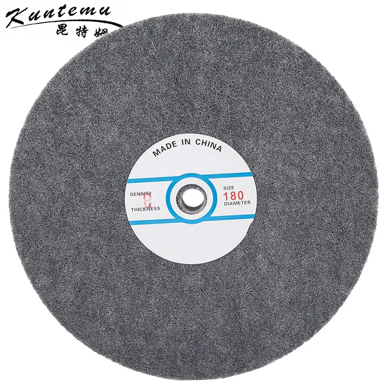 

1PC 250mm Fiber Polishing Wheel With Grit 180 For Metal Polishing