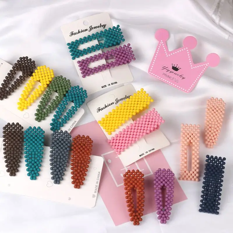 2019 новые модные Корейские шпильки с бусинами заколки для волос Свадебные парики