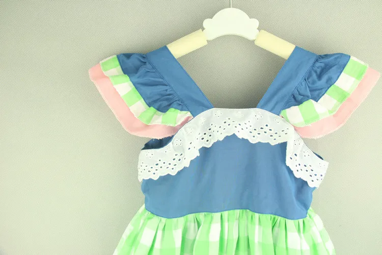 Коллекция 2016 года плиссированное платье в клетку для девочек детские длинные