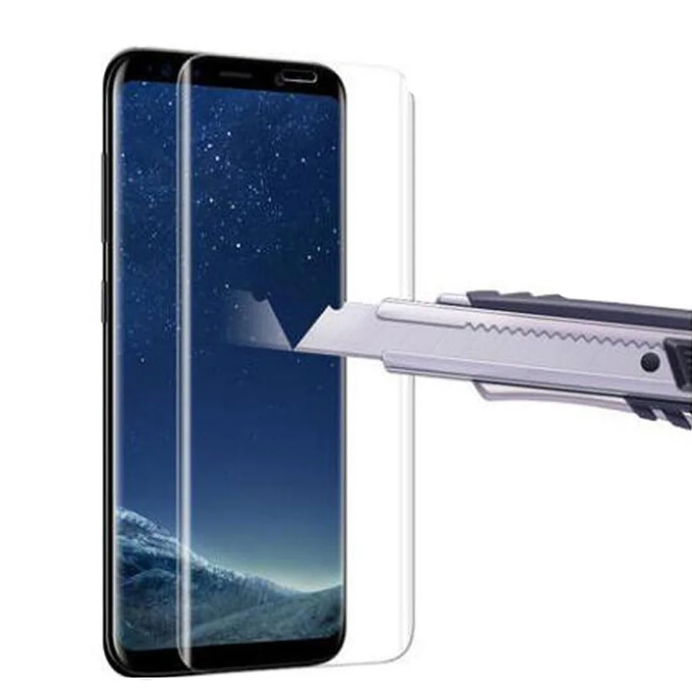 Защитная пленка для экрана 3D полное покрытие изогнутое закаленное стекло Samsung