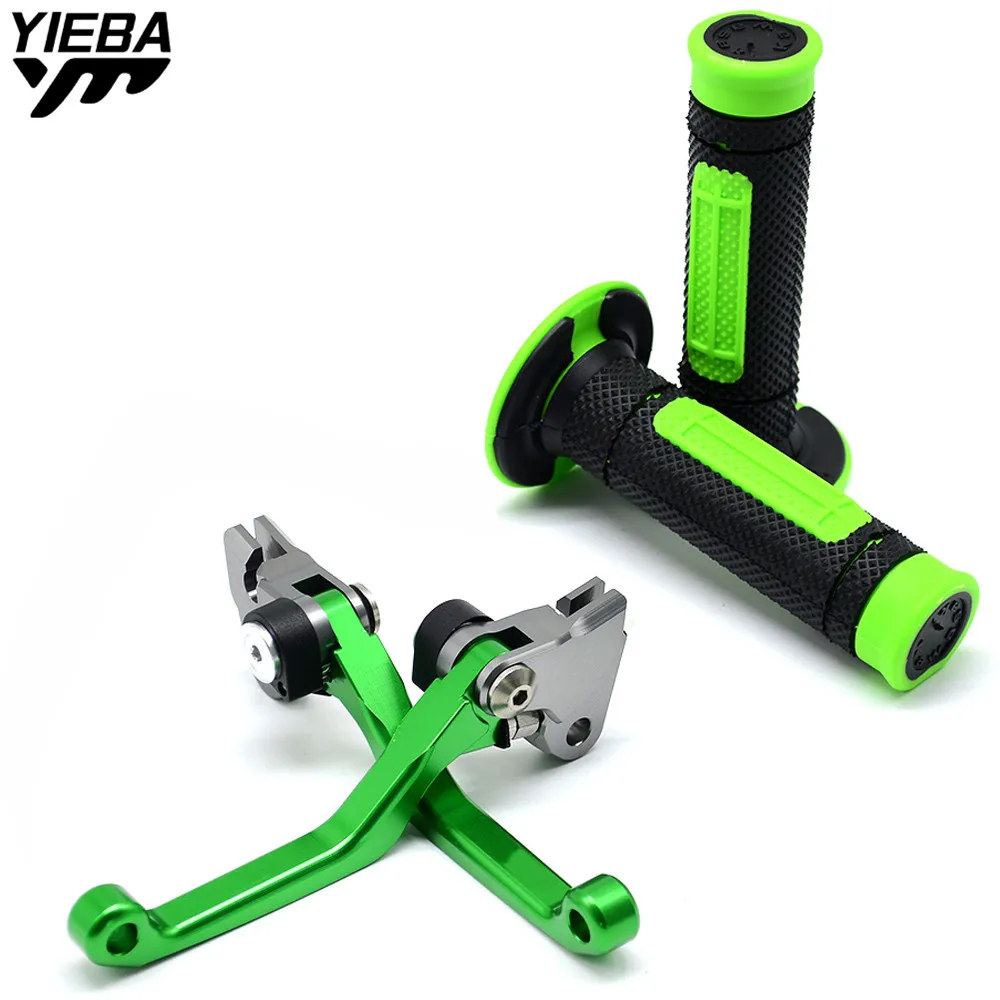 Мотоцикл 22 мм ручка регулируемый тормозной рычаг сцепления и ручки для KAWASAKI KLX450R