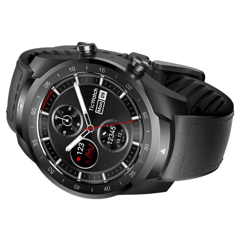 Оригинальные Смарт-часы Xiaomi Ticwatch Pro, Android, gps, IP68, водонепроницаемые, с поддержкой NFC оплаты/Google Pay, Bluetooth, фитнес-часы