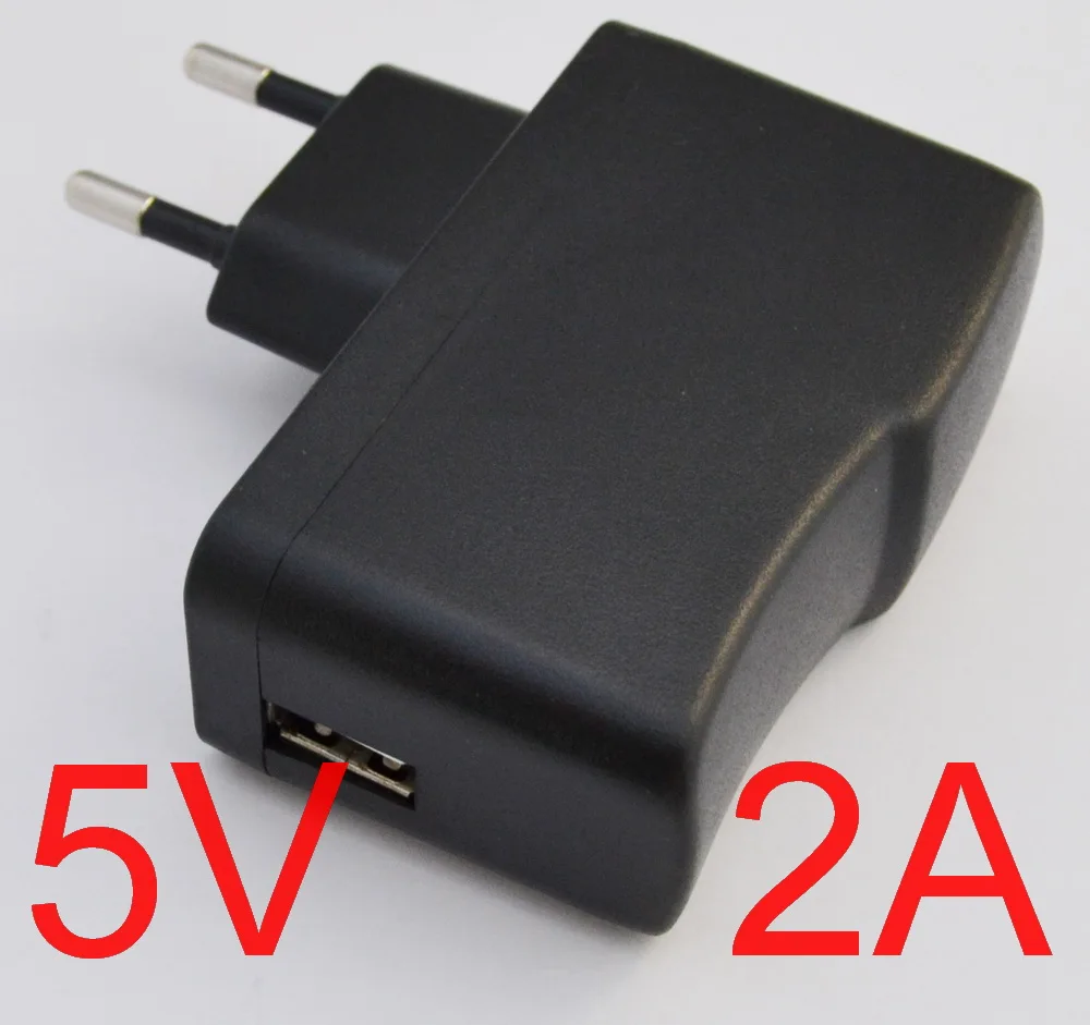 1 шт. 5 В 2 А ЕС Высококачественная ИС-программа 2000 мА зарядное устройство USB