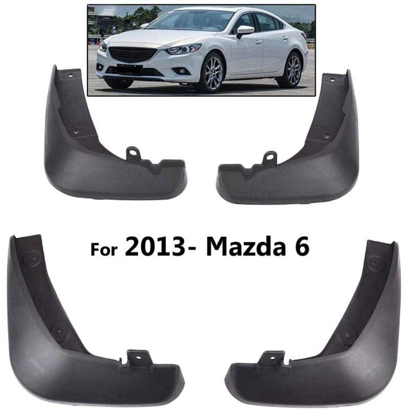 4 шт стилизованные Автомобильные Брызговики для Mazda 6(GJ) Atenza 2013- Брызговики крыло брызговиков