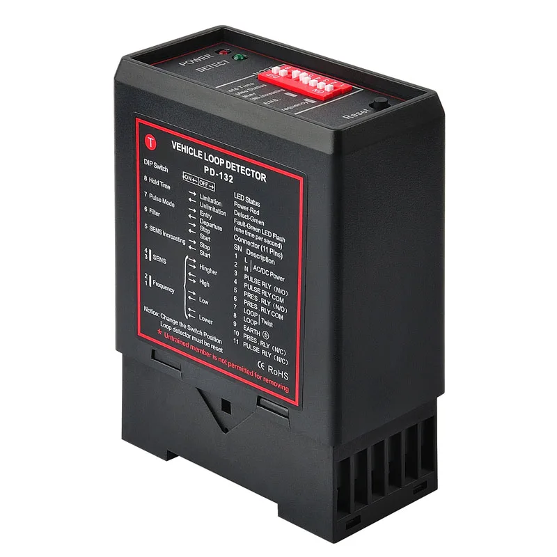 Одноконтурный детектор парковки автомобиля 12 В/24 В/110 В/220 В|loop vehicle detector|car loop