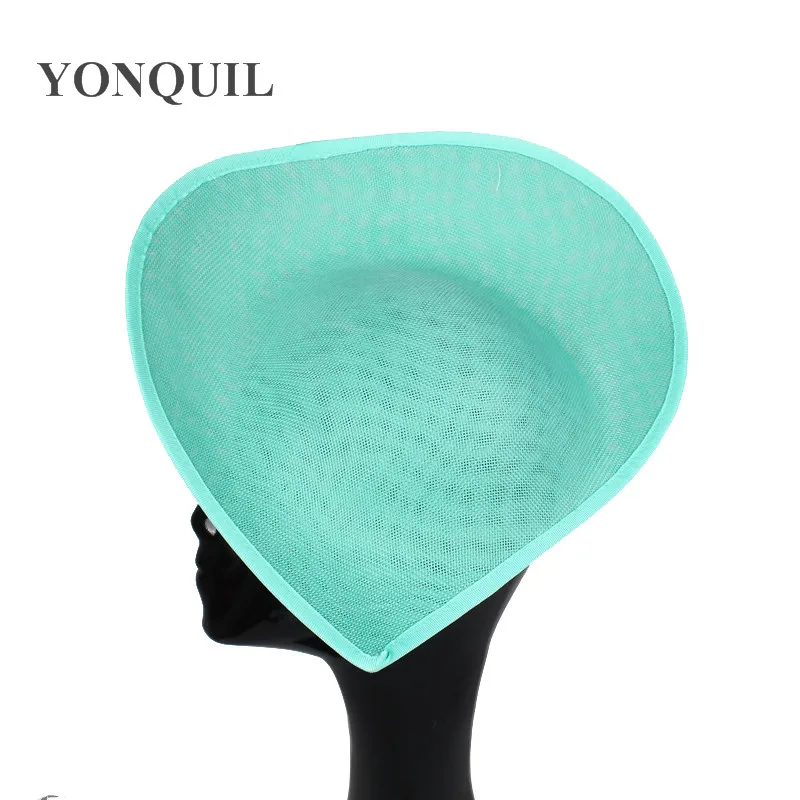 30CM Emerald Green Big Imitation Sinamay Fascinator Bases For Women Wedding Millinery Hats Hair Accessories 5Pcs/Lot SYB05 |