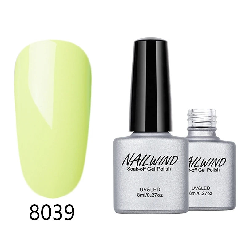 8039 NAILWIND, 8 мл, чистый, 8031-8060 цветов, Гель-лак для ногтей, замачиваемый, УФ светодиодный, стойкий лак для ногтей, грунтовка, Гель-лак для ногтей - Цвет: 8039