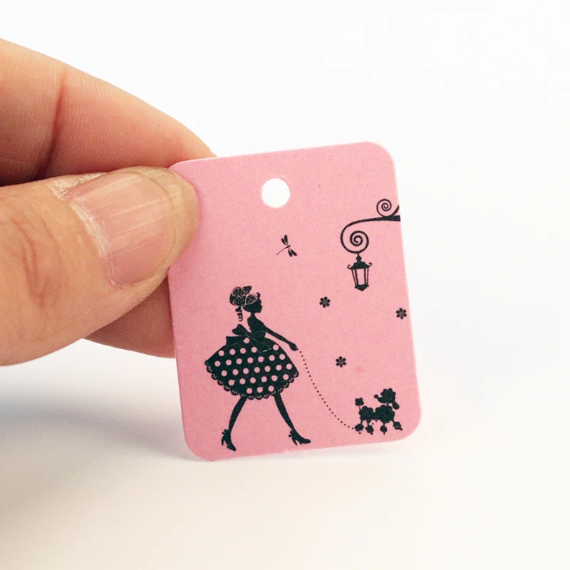 100 шт. бумажные мини бирки для девочек|hanging cards|paper gift tags cardprice labels |