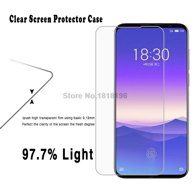 Защита экрана для Meizu 16 s закаленное стекло 2.5D 9H ультратонкая прозрачная защитная