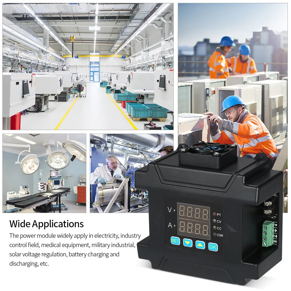 60V DC импульсный источник питания с беспроводным контроллером TFT LCD экран 8a 480w