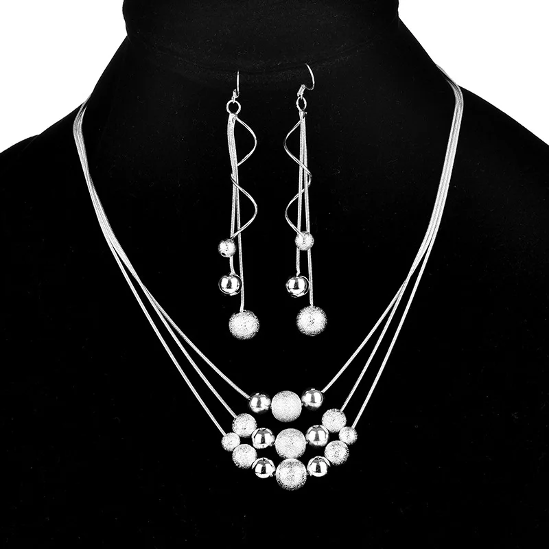 Высококачественный комплект klassische mode neue perle halskette Schmuck Parure Bijoux Femme | Украшения и