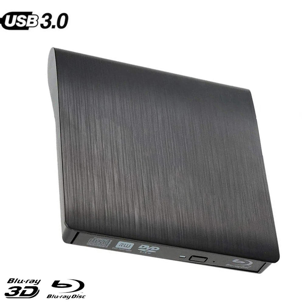 Внешний оптический привод USB 3 0 Bluray 3D плеер устройство записи DVD +/ RW для Win XP/7/8/10