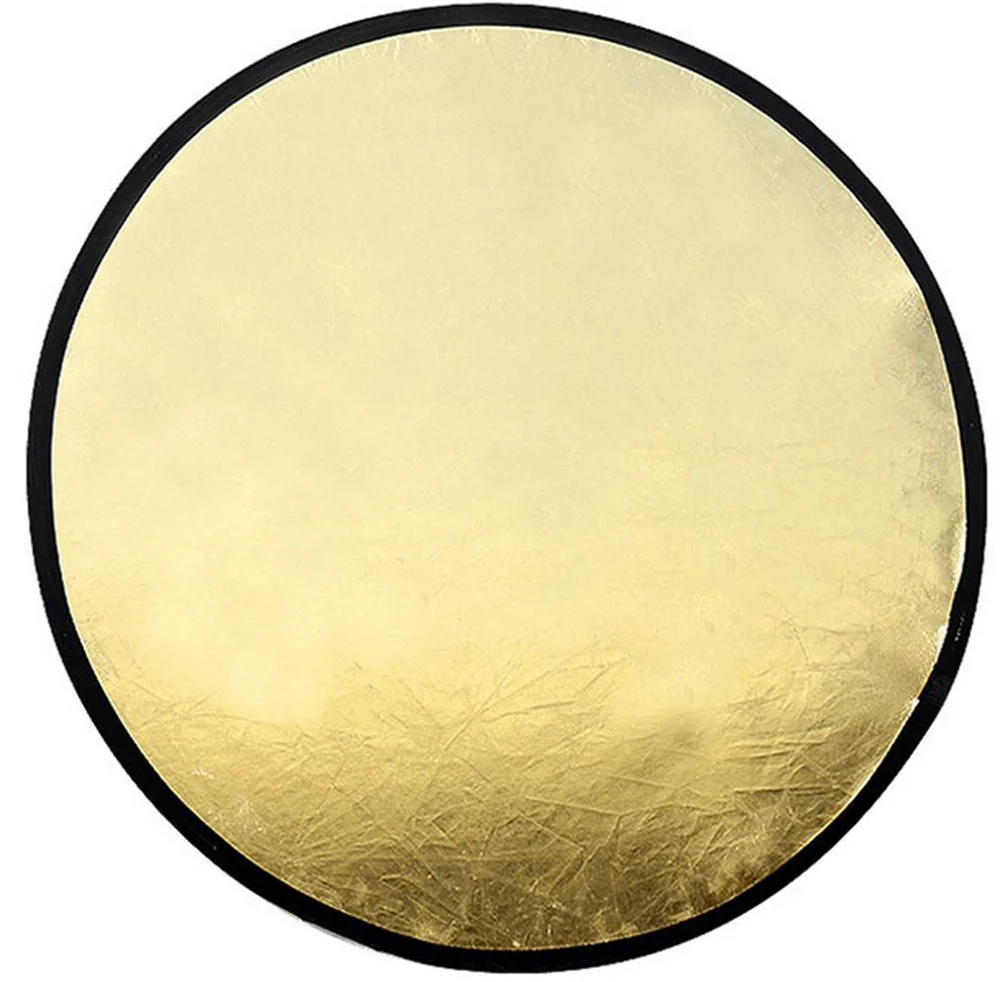 80cm 2in1 Gold/Siliver Collapsible Photograph Round Light Reflector with Bag for Studio/any Photography Situation Camera | Электроника