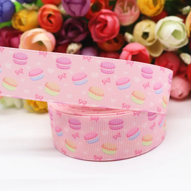 10 ярдов Grosgrain лента клубника торт печатная 1 &quot25 мм пробки для бутылок DIY ремесла