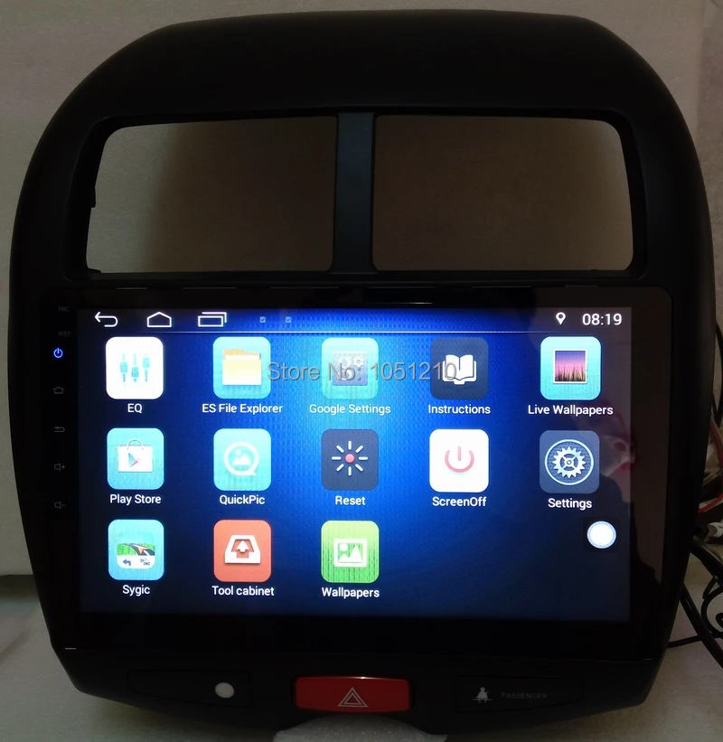 Ouchuangbo 10 1 дюймовый автомобильный радиоприемник GPS стерео для Mitsubishi ASX 2013 2015 с 3G wifi