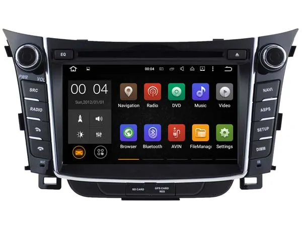 Android 9 0 автомобильный dvd-плеер для HYUNDAI I30 2011-2013 аудио gps стерео головное устройство